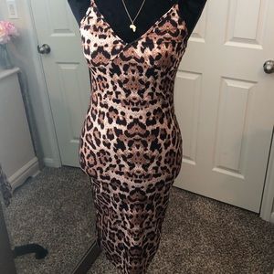 Sexy Leopard Bodycon Dress